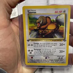 Pokemon TCG Cards 1st Edition Tauros 47/64 Jungle Uncommon Vintage NM/MT Pokemon - Image 1