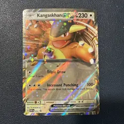 Pokemon Scarlet & Violet Black Star Promo #55 Kangaskhan ex Rare Holo Card NM - Image 1