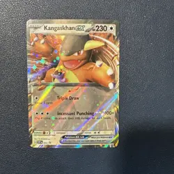 Pokemon Scarlet & Violet Black Star Promo #55 Kangaskhan ex Rare Holo Card NM - Image 2
