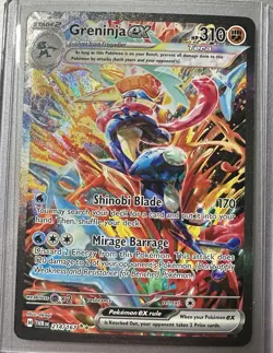 2024 POKEMON GRENINJA EX TWILIGHT MASQUERADE SPECIAL ILLUSTRATION #214/167! MINT - Image 1