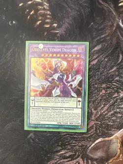 Yu-Gi-Oh Odd-Eyes Venom Dragon BLLR-EN006 1st Edition NM - Image 1