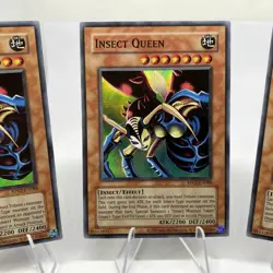 Yugioh Insect Queen RP02-EN088 Super Rare Near Mint Playset - Image 2
