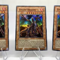 Yugioh Tyrant Dragon RP02-EN056 Super Rare Near Mint Playset - Image 2