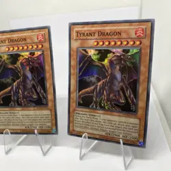 Yugioh Tyrant Dragon RP02-EN056 Super Rare Near Mint Playset - Image 4
