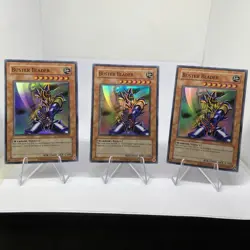 Yugioh Buster Blader RP02-EN013 Super Rare Near Mint Playset - Image 1