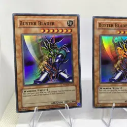 Yugioh Buster Blader RP02-EN013 Super Rare Near Mint Playset - Image 3