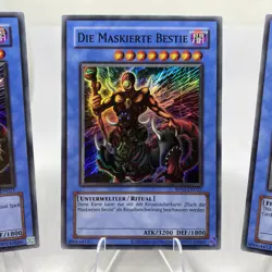 Yugioh The Masked Beast RP02-EN027 Super Rare Near Mint Playset - Image 2