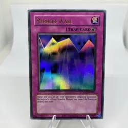 Yugioh Mirror Wall RP02-EN007 Ultra Rare Near Mint - Image 1
