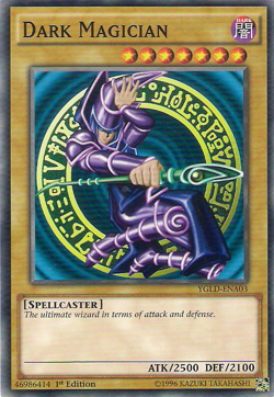 Dark Magician - YGLD-ENA03 1st Ed Common NM - Yugioh - Image 1
