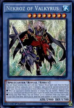 Yugioh! LP Nekroz of Valkyrus - THSF-EN017 - Secret Rare - Unlimited Edition Lig - Image 1