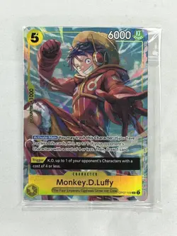 Monkey.D.Luffy OP07-109 One Piece Promotion Cards Foil PROMO Sealed - Image 1