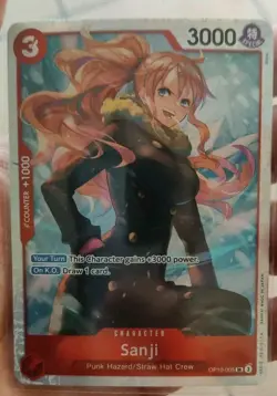 Sanji OP10-005 English SR Royal Blood One Piece Card Game X1 - Image 1