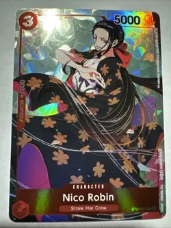 Nico Robin Gift Collection 2023 ST01-008 One Piece Promo Cards Foil🔥 - Image 1