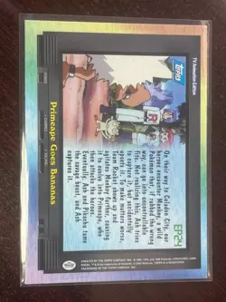 EP24 Primeape Goes Bananas - TV Animation Edition - Pokemon Topps Card - Image 2