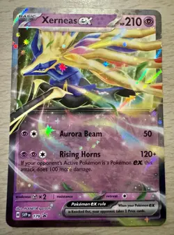 Pokemon TCG Xerneas ex SVP 179 Scarlet & Violet Black Star Promo Card - Image 1