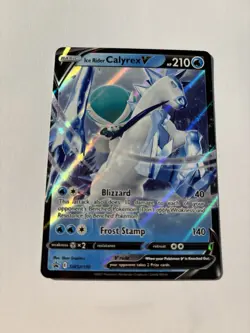 Ice Rider Calyrex V SWSH130 SWSH: Sword & Shield Promo Cards Holo - Image 1