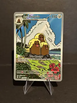 Pokemon TCG Alolan Dugtrio 208/191 Surging Sparks Illustration Rare Holo Card - Image 2