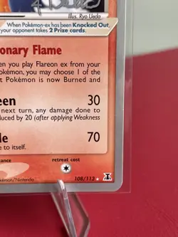 Flareon EX 108/113 Delta Species 2006 World Championships Pokemon Card - Image 5