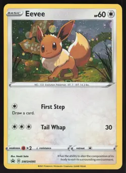 Eevee SWSH095 Pokemon TCG Sword & Shield Promo Cards NM - Image 1