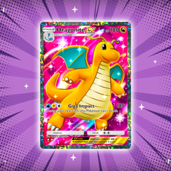 Dragonite ex #82 Special Art Rare Pokemon TCG Pocket Eevee Grove Holo Card - Image 1