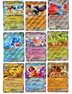 POKEMON CARD LOT OF - 61 - Ex - Holo Rare - Reverse Holo Pokemon Cards - Image 1