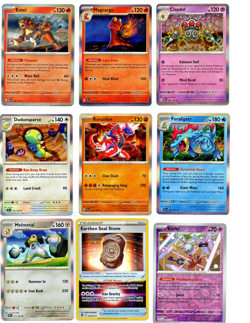 POKEMON CARD LOT OF - 61 - Ex - Holo Rare - Reverse Holo Pokemon Cards - Image 4