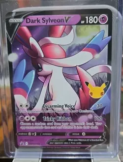 Pokemon TCG "Dark Sylveon V" HP 180 Celebrations Promo Card, 2021, SWSH134,RAW - Image 2