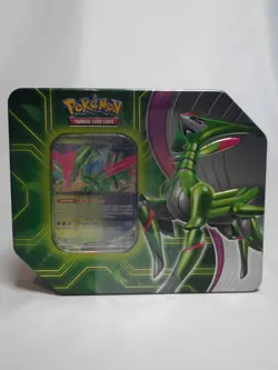 Pokemon Trading Card Game Paradox Clash Iron Leaves ex tin Sealed - Image 1
