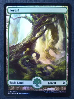 Forest 270/274 Full Art Foil - Mtg Magic Card #W4 - Image 1