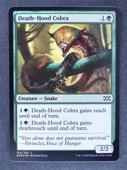 Death-Hood Cobra Foil - Mtg Magic Cards #MC - Image 1