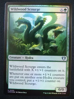 Wildwood Scourge Foil - CMM - Mtg Card #2H3 - Image 1