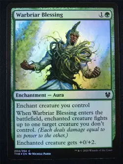 Warbriar Blessing Foil - Mtg Card #1J1 - Image 1