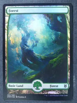 Forest 280/280 Full Art Foil - Mtg Magic Cards #1CO - Image 1