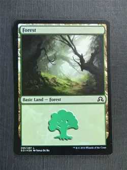 Forest 295/297 Foil - Mtg Magic Cards #526 - Image 1