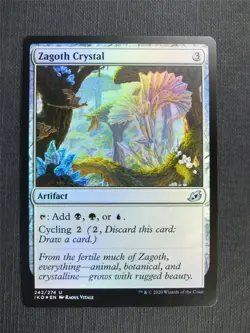 Zagoth Crystal Foil - IKO - Mtg Card - Image 1