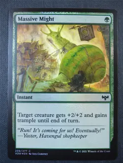 Massive Might Foil - Mtg Card #994 - Image 1