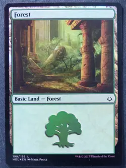 Forest 199/199 Foil - Mtg Magic Cards #DZ - Image 1