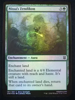 Nissa's Zendikon Foil - Mtg Card #1J4 - Image 1