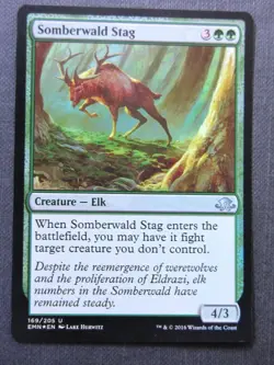 Somberwald Stag Foil - Mtg Magic Cards #22R - Image 1