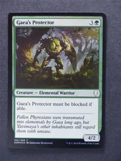 Gaea's Protector Foil - Mtg Magic Cards #V2 - Image 1