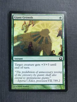 Giant Growth Foil - Mtg Magic Cards #578 - Image 1