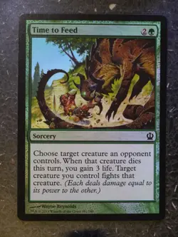 MTG Cards: TIME TO FEED FOIL # 5B45 - Image 1