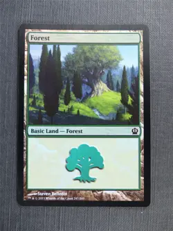 Forest 247/249 Foil - Mtg Magic Cards #529 - Image 1