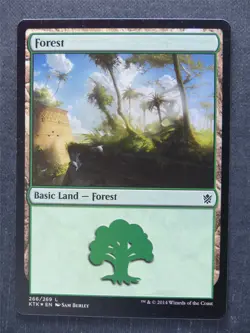 Forest 266/269 Foil - Mtg Magic Cards #SX - Image 1