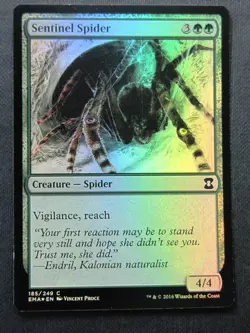 Sentinel Spider Foil - Mtg Magic Cards #22U - Image 1