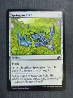 Springjaw Trap Foil - IKO Mtg Card - Image 1