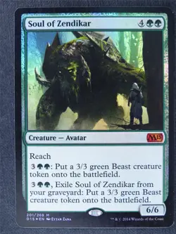Soul of Zendikar Promo Foil - Mtg Magic Cards #NJ - Image 1