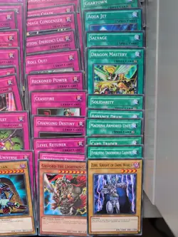 Yugioh 120+ Card mix , all first eds. some rare/Foil NM inc dragon,token,maiden - Image 2