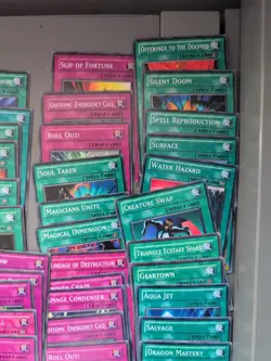Yugioh 120+ Card mix , all first eds. some rare/Foil NM inc dragon,token,maiden - Image 3