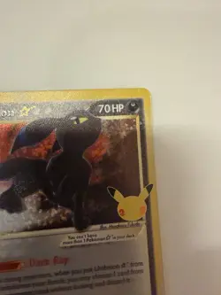 Pokemon TCG Celebrations Umbreon Gold Star Card 17/17 Near Mint Condition - Image 5